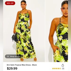 Silky buttery soft satin floral maxi dress!